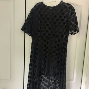Zara Woman polka dot tunic/shirt